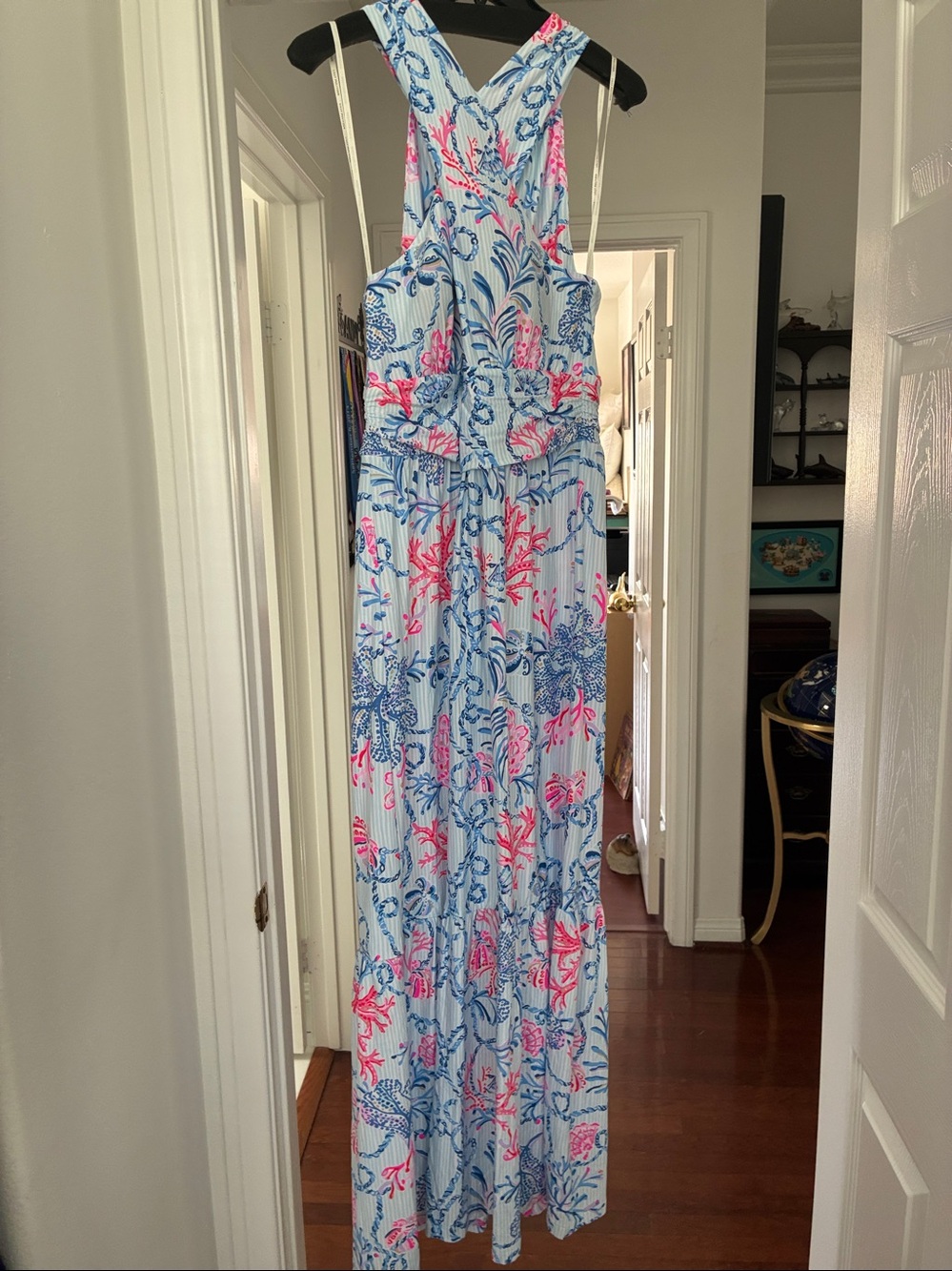 Lilly Pulitzer Montecito Halter Maxi. Size L